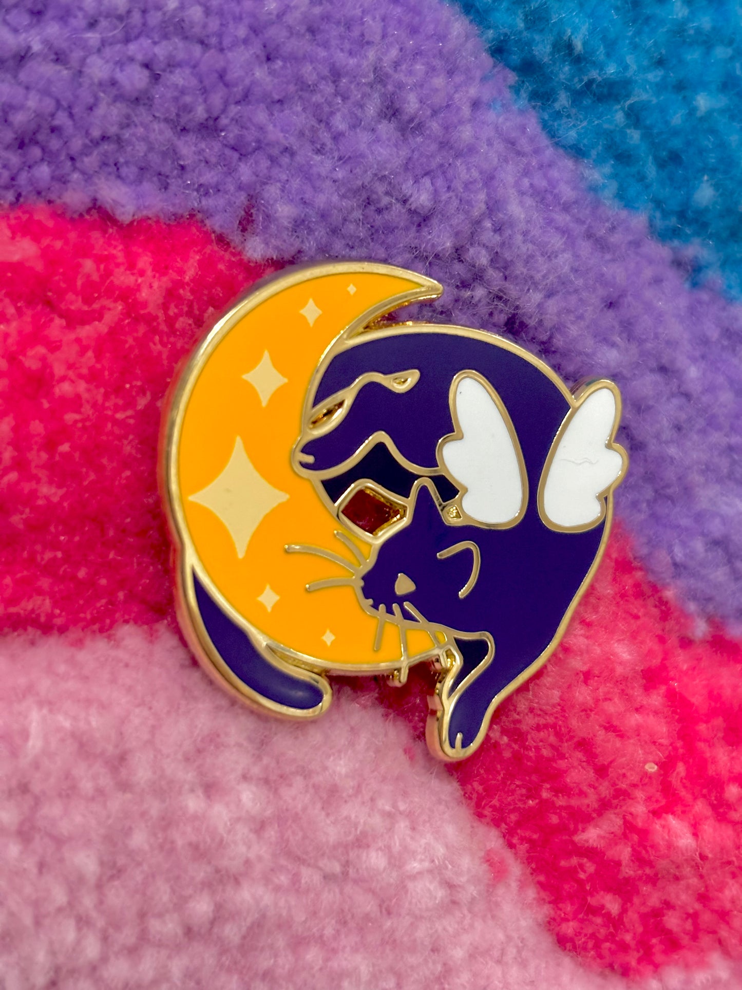 Kitty moon - Enamel pin