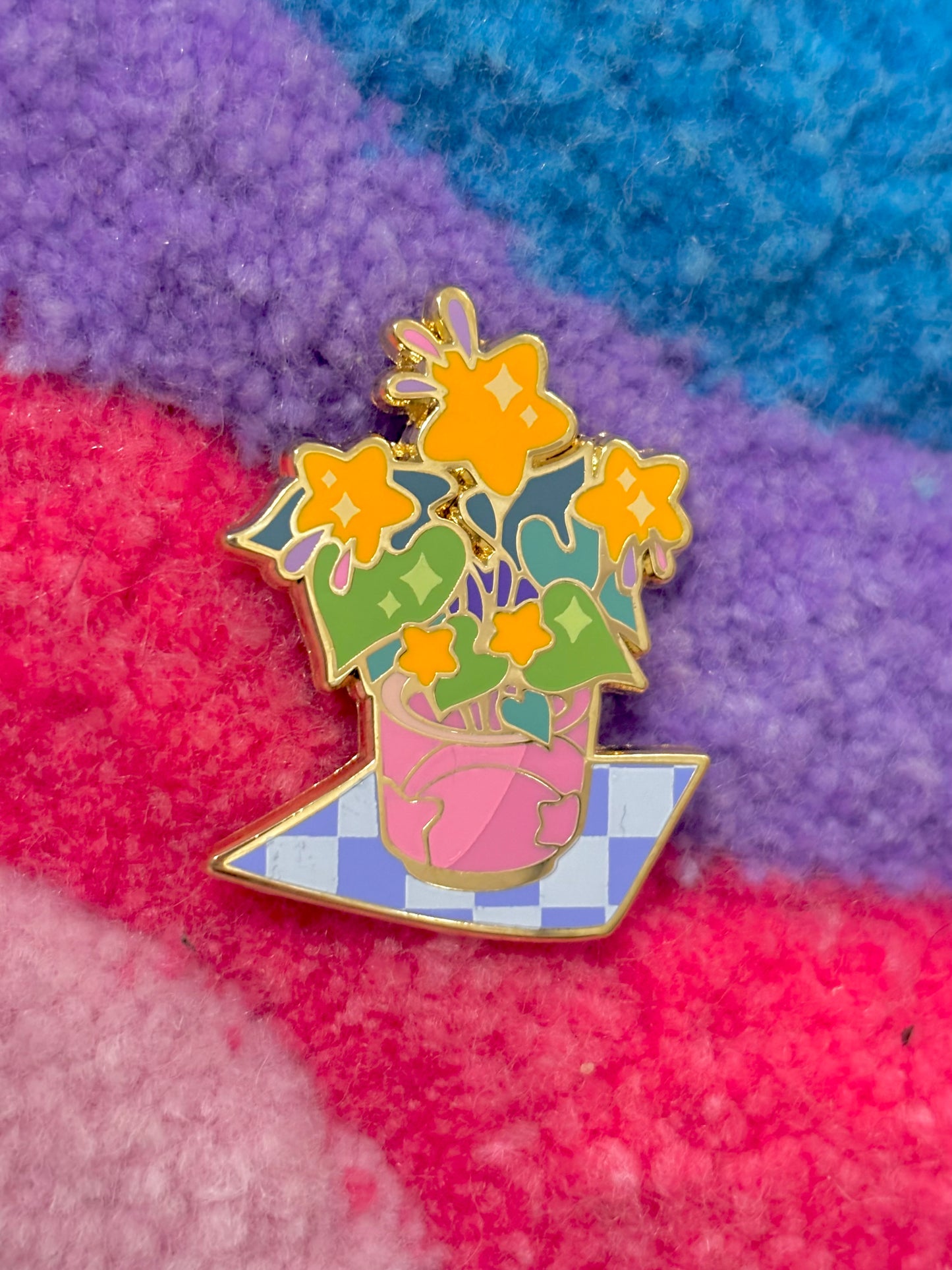 Pot of stars- Enamel pin