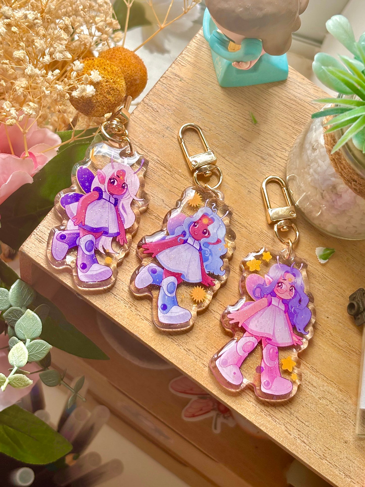 Space Kids - Acrylic Keychain