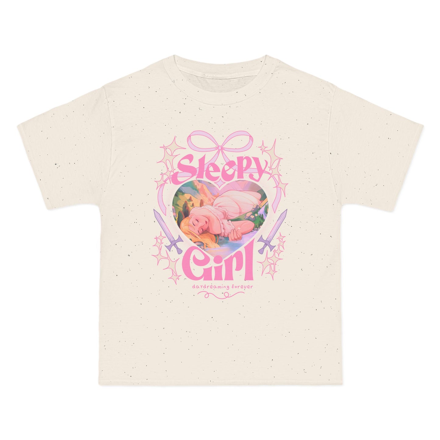Sleepy girl daydreaming forever - Short-Sleeve T-Shirt