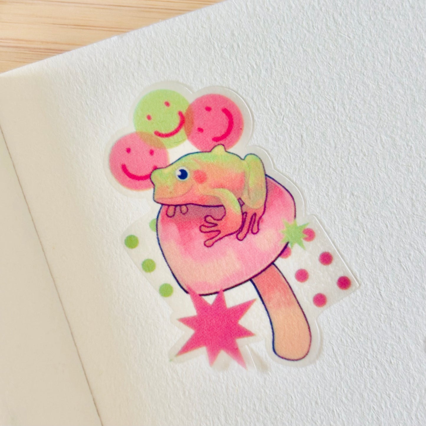 Cutie Frogs - washi sticker sheet