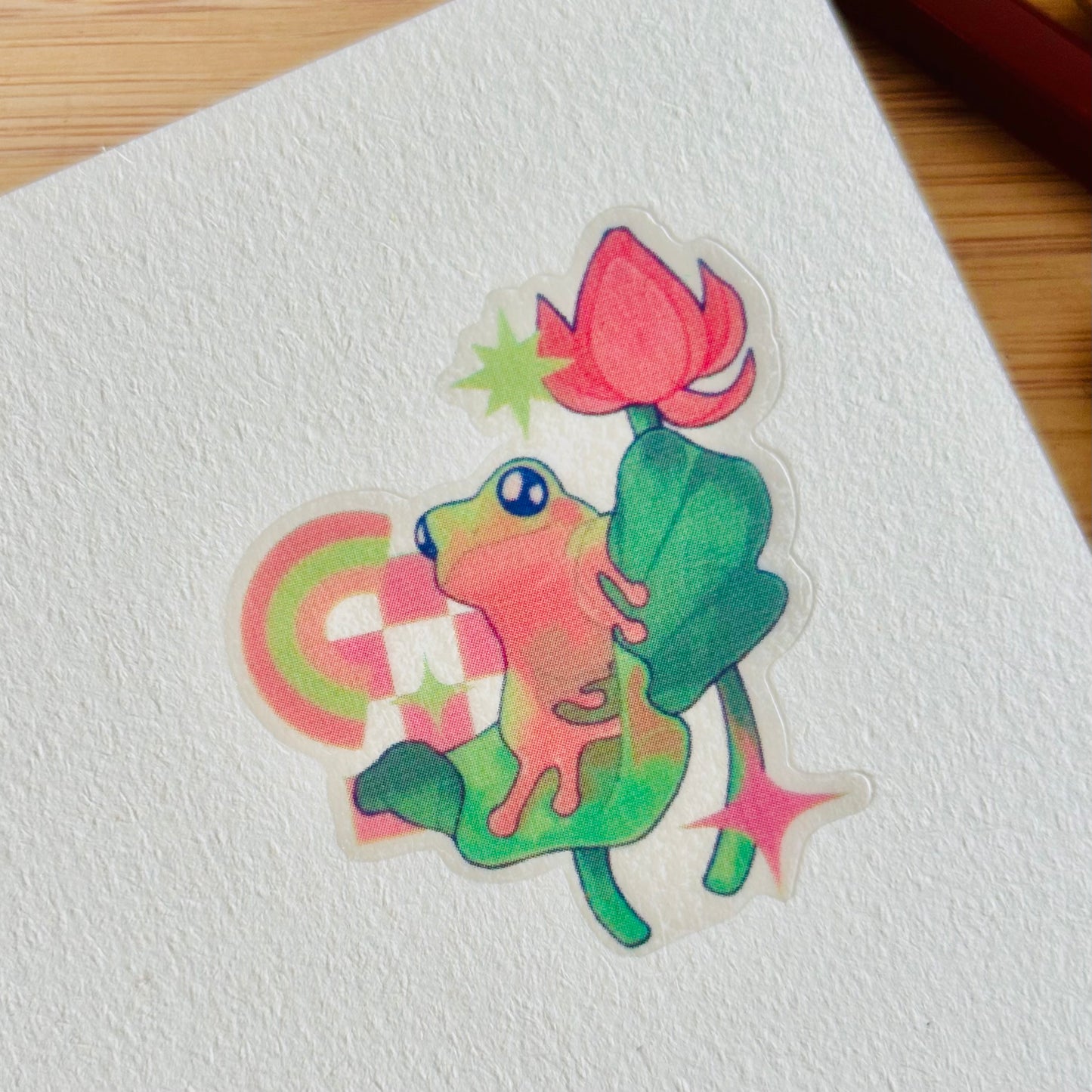 Cutie Frogs - washi sticker sheet