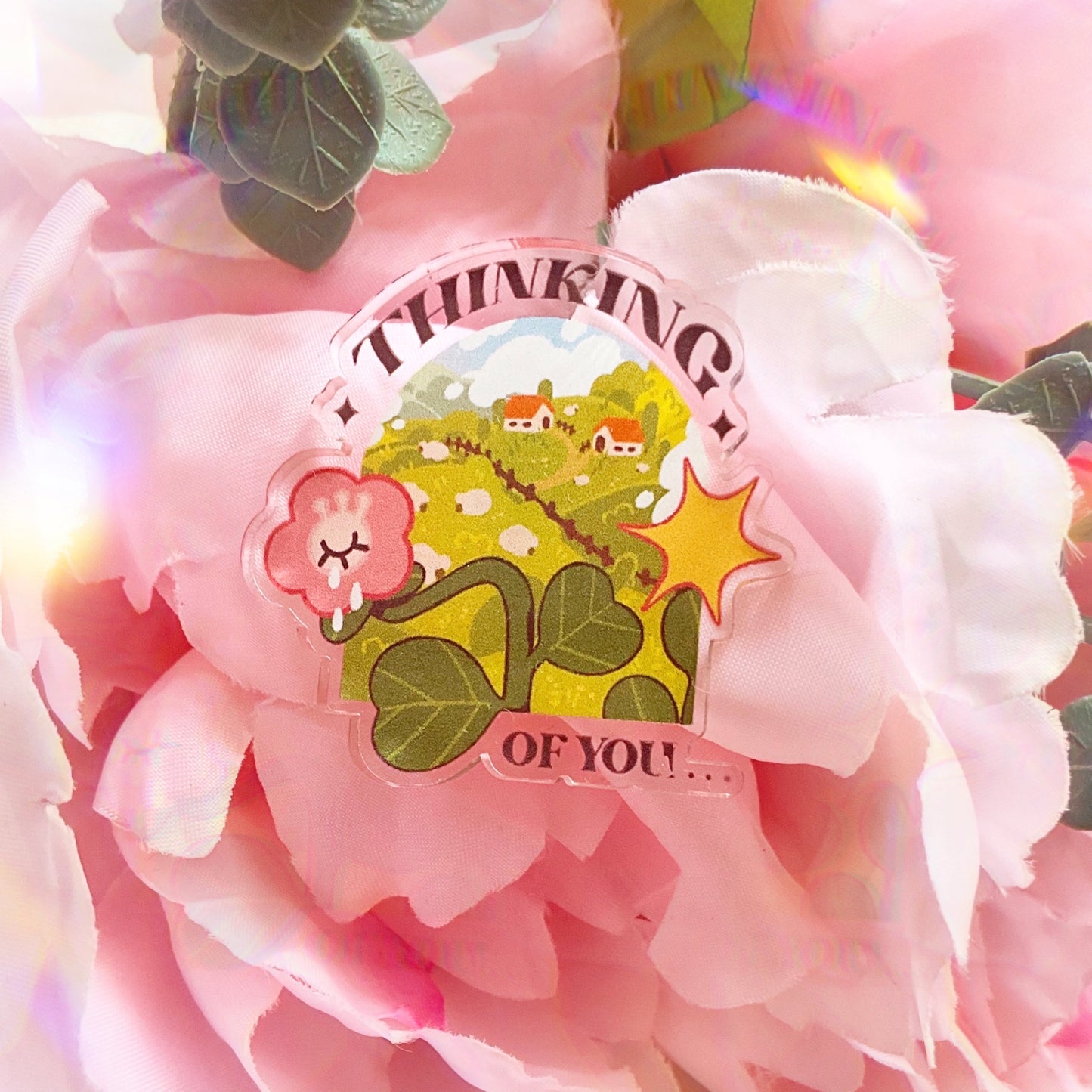 Thinking of You - Acrylic pin