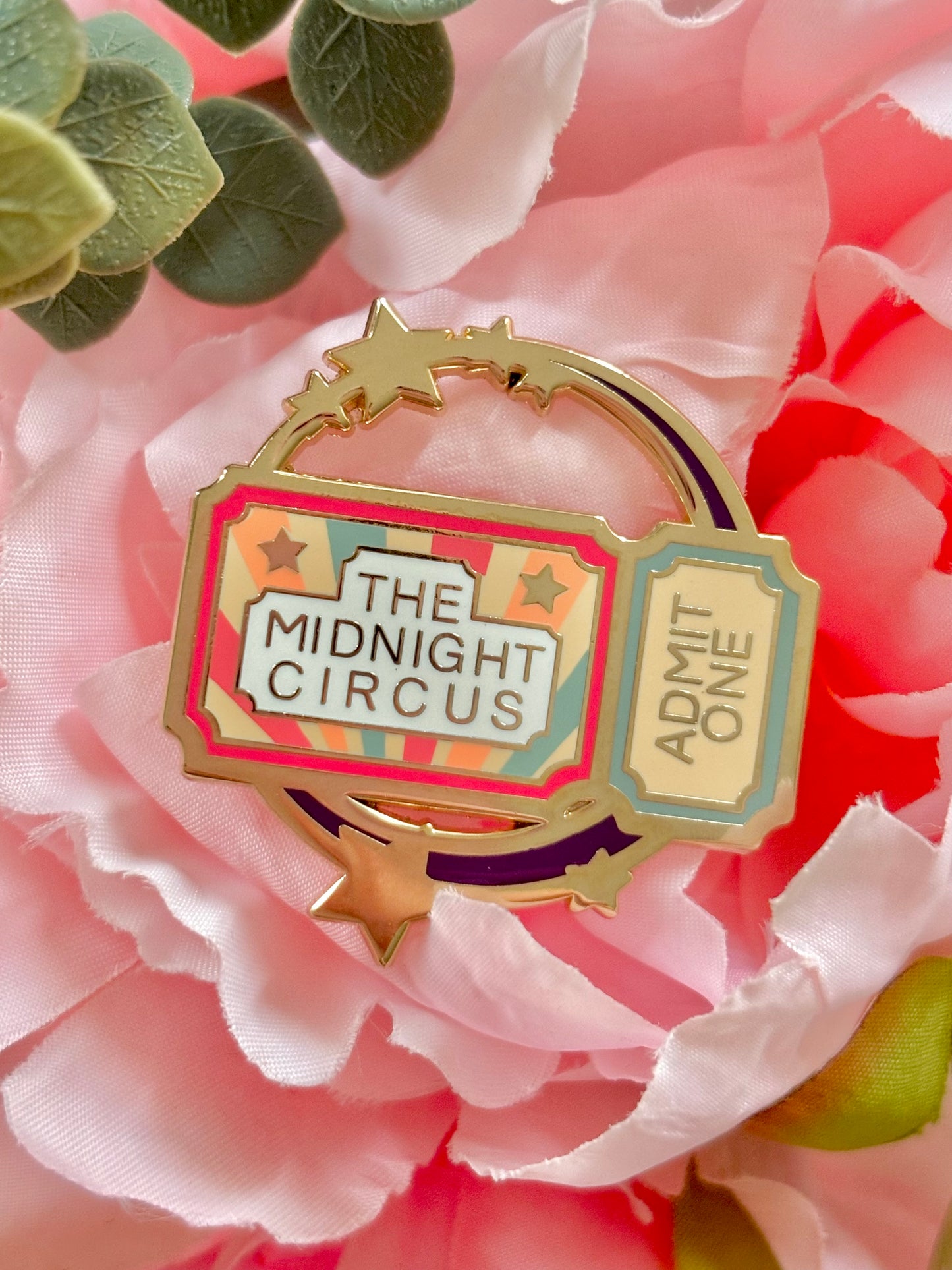 Midnight Circus Ticket - Enamel Pin