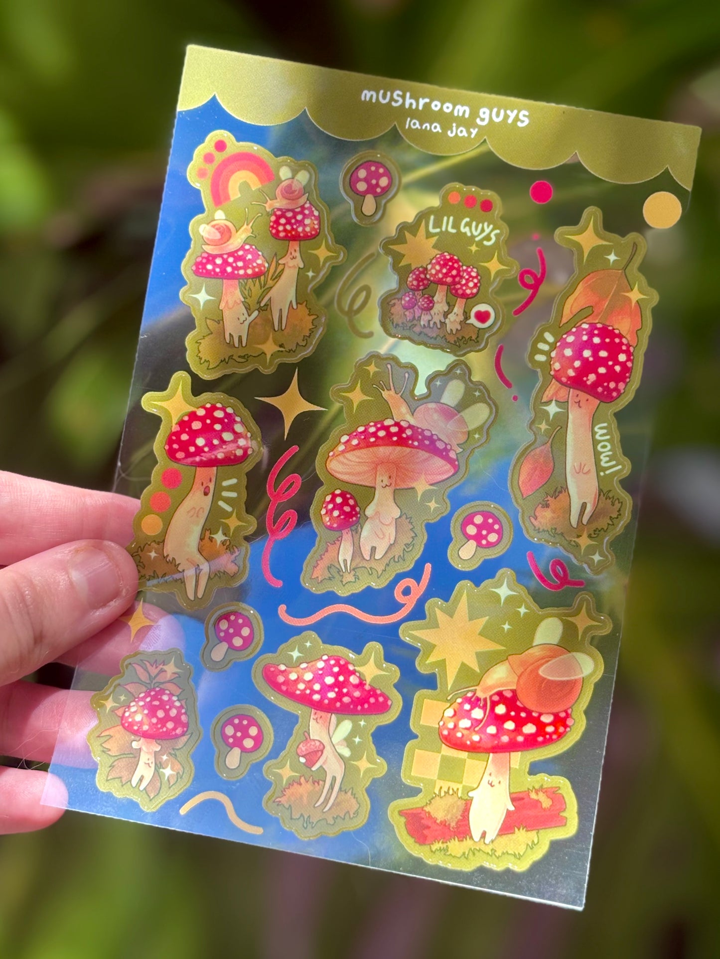 Mushroom Guys - Sticker sheet