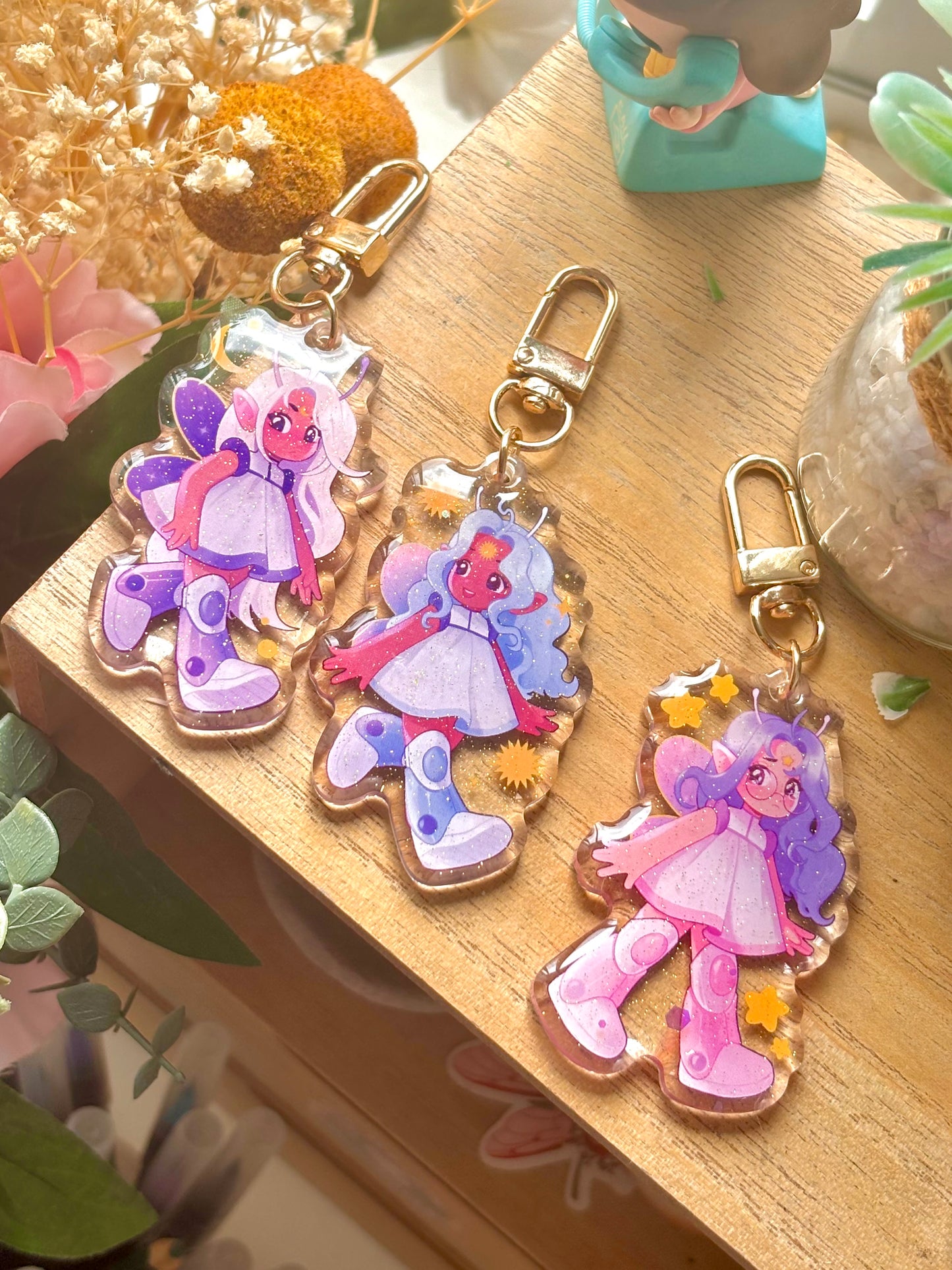 Space Kids - Acrylic Keychain