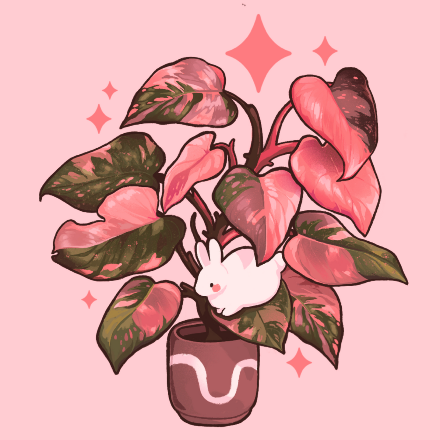 Bunny Plant - Mini print