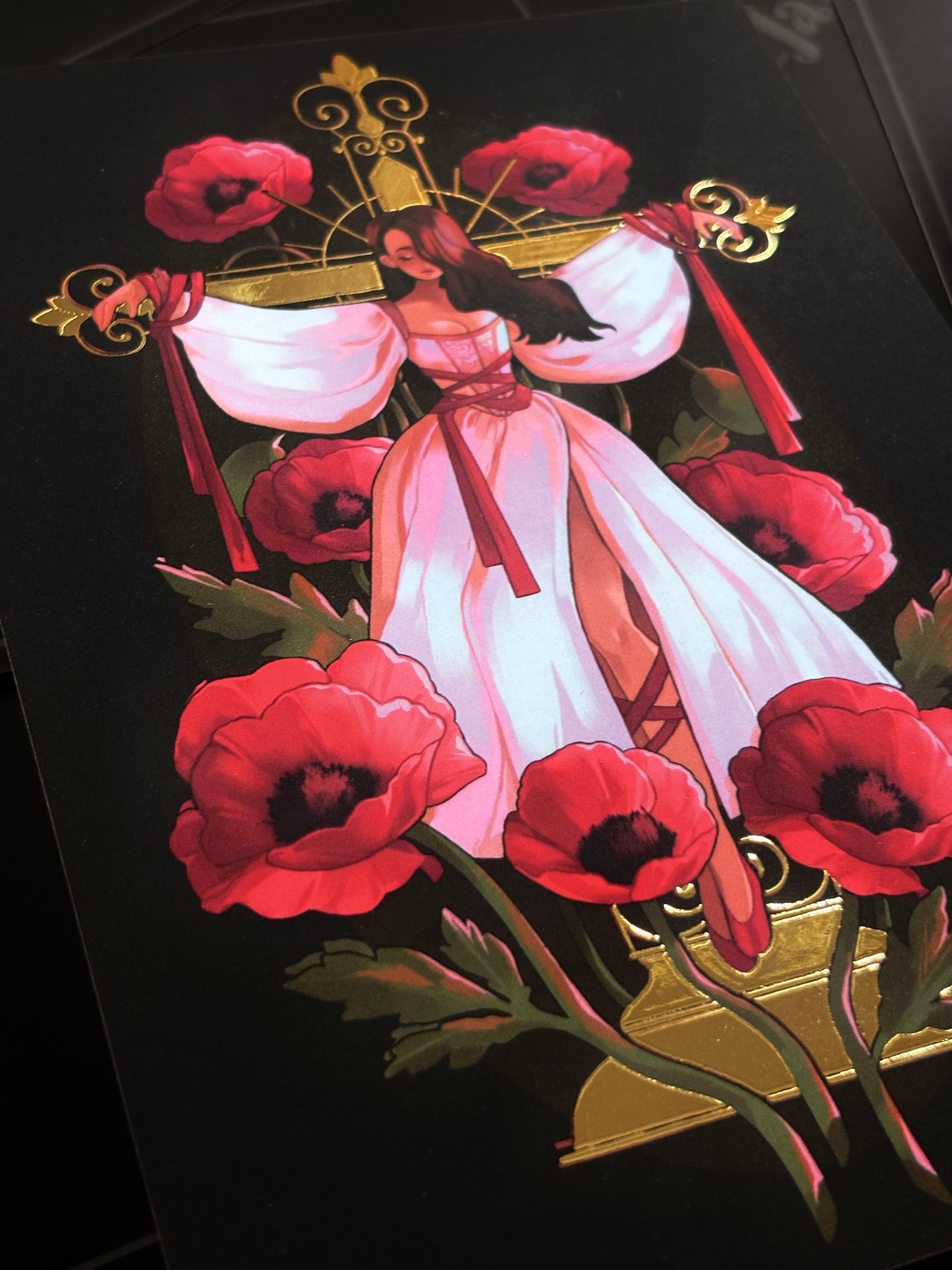 Cross Gold Foil - A5 Print