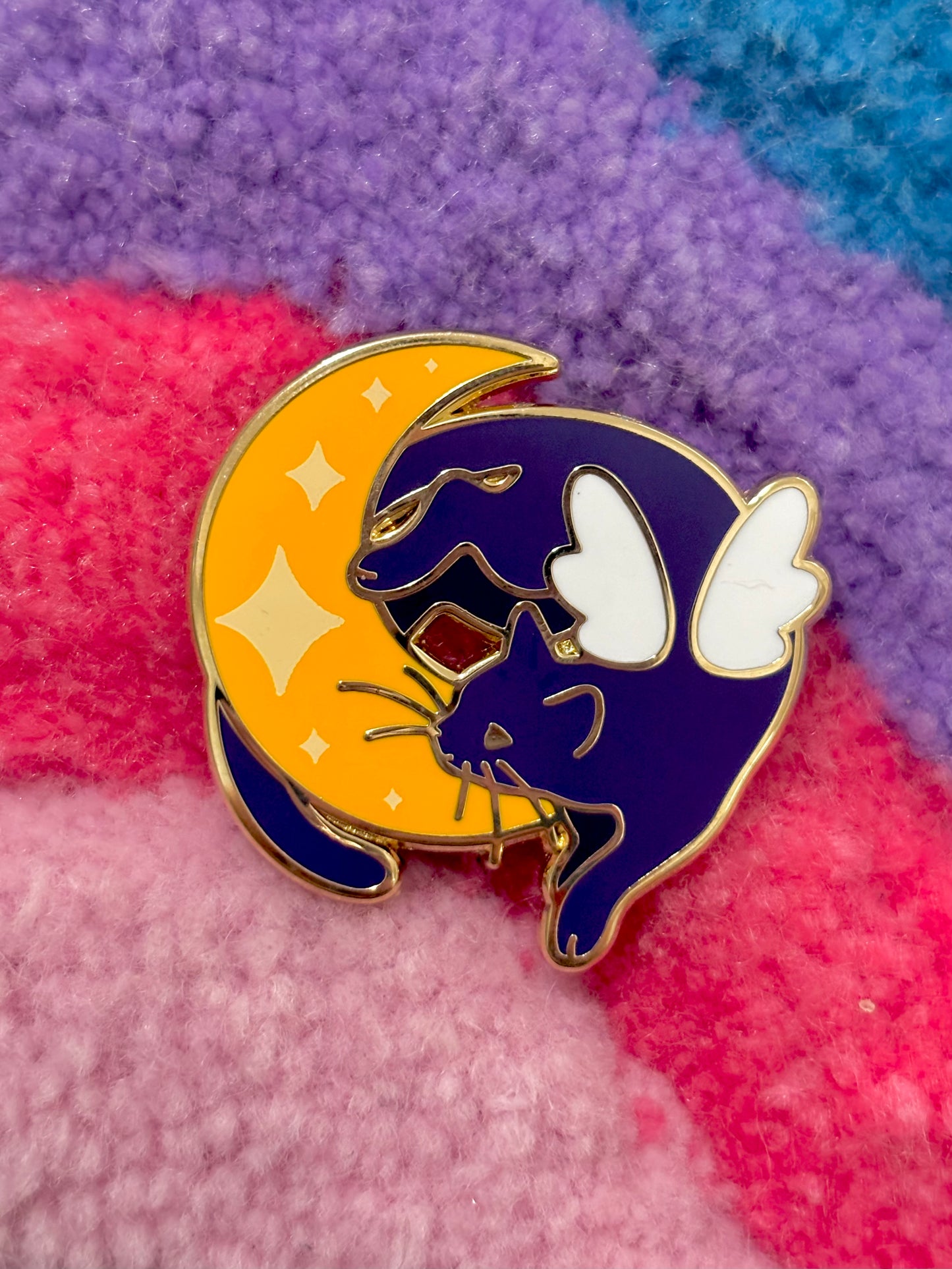 Kitty moon - Enamel pin