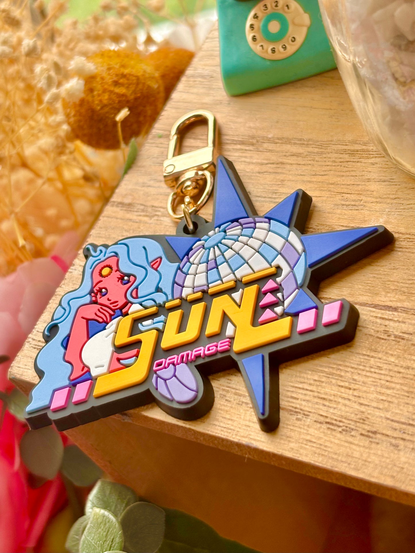 Sun Damage - PVC Keychain
