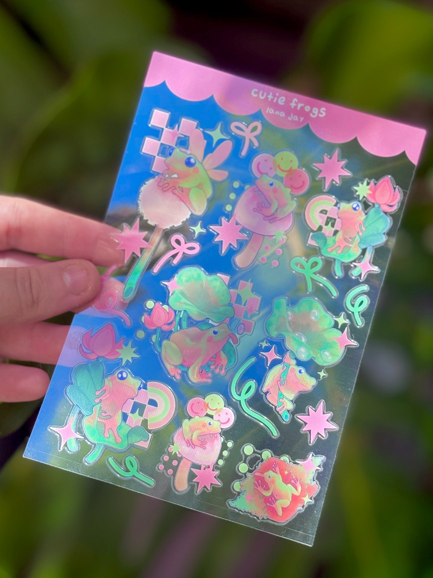Cutie Frogs - Sticker Sheet