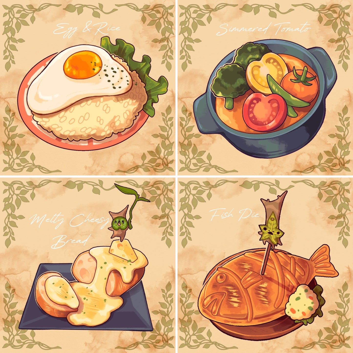 Zelda food - Mini Print