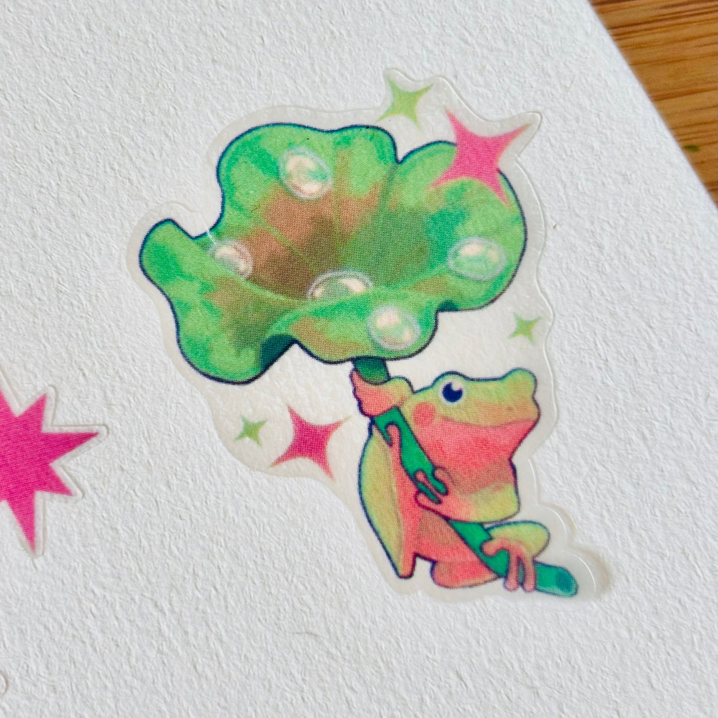 Cutie Frogs - washi sticker sheet
