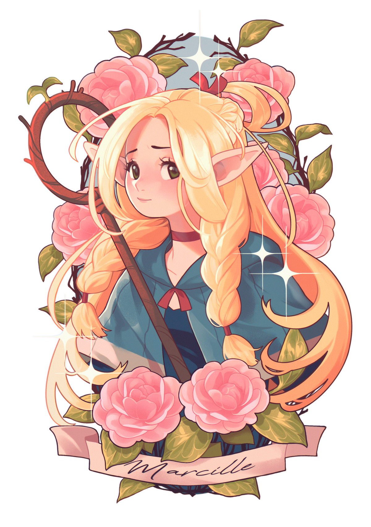 Marcille Portrait - A5 Print