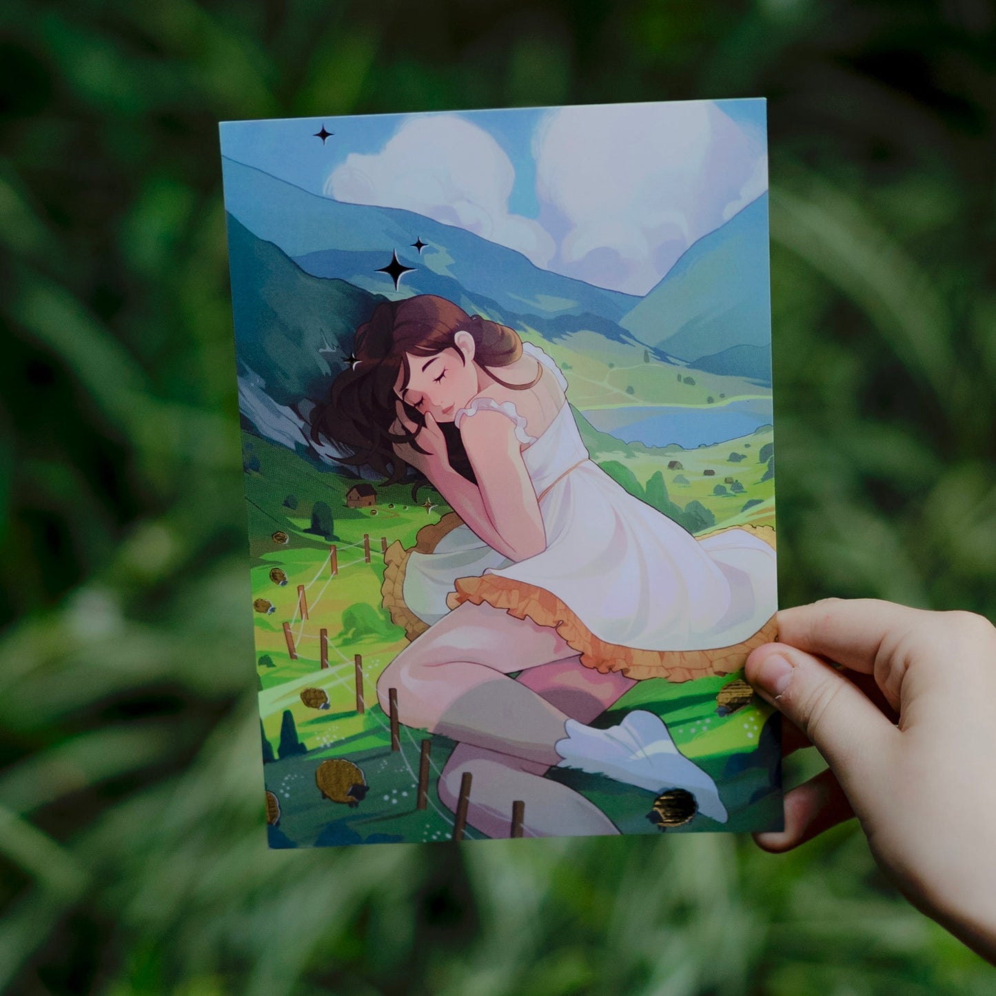 Sheep Mountain - Gold Foil A5