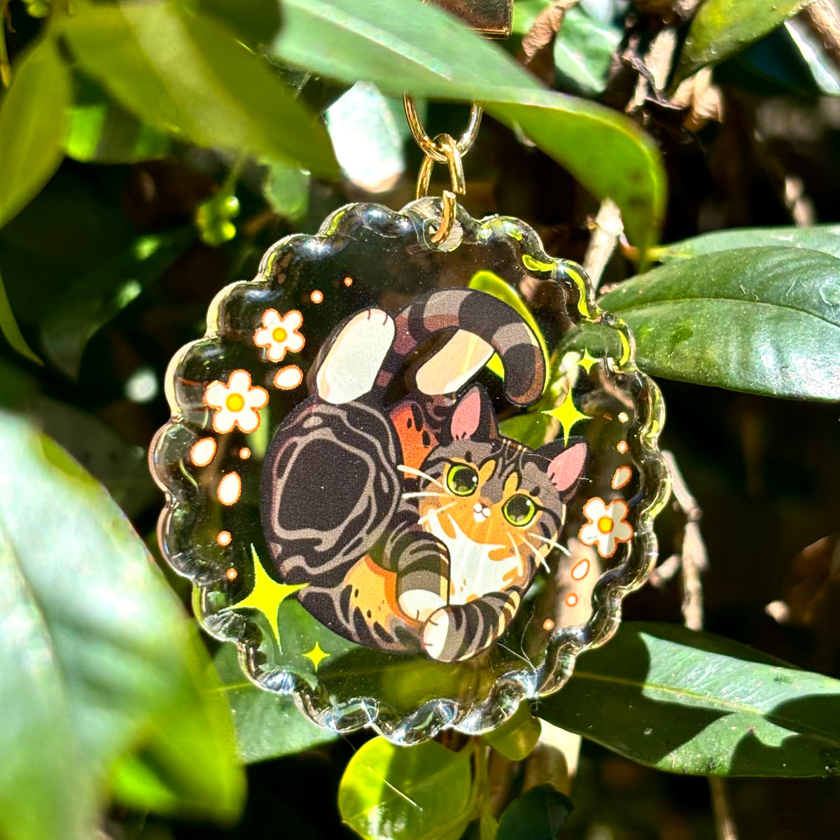 Kitty cat - acrylic keychains