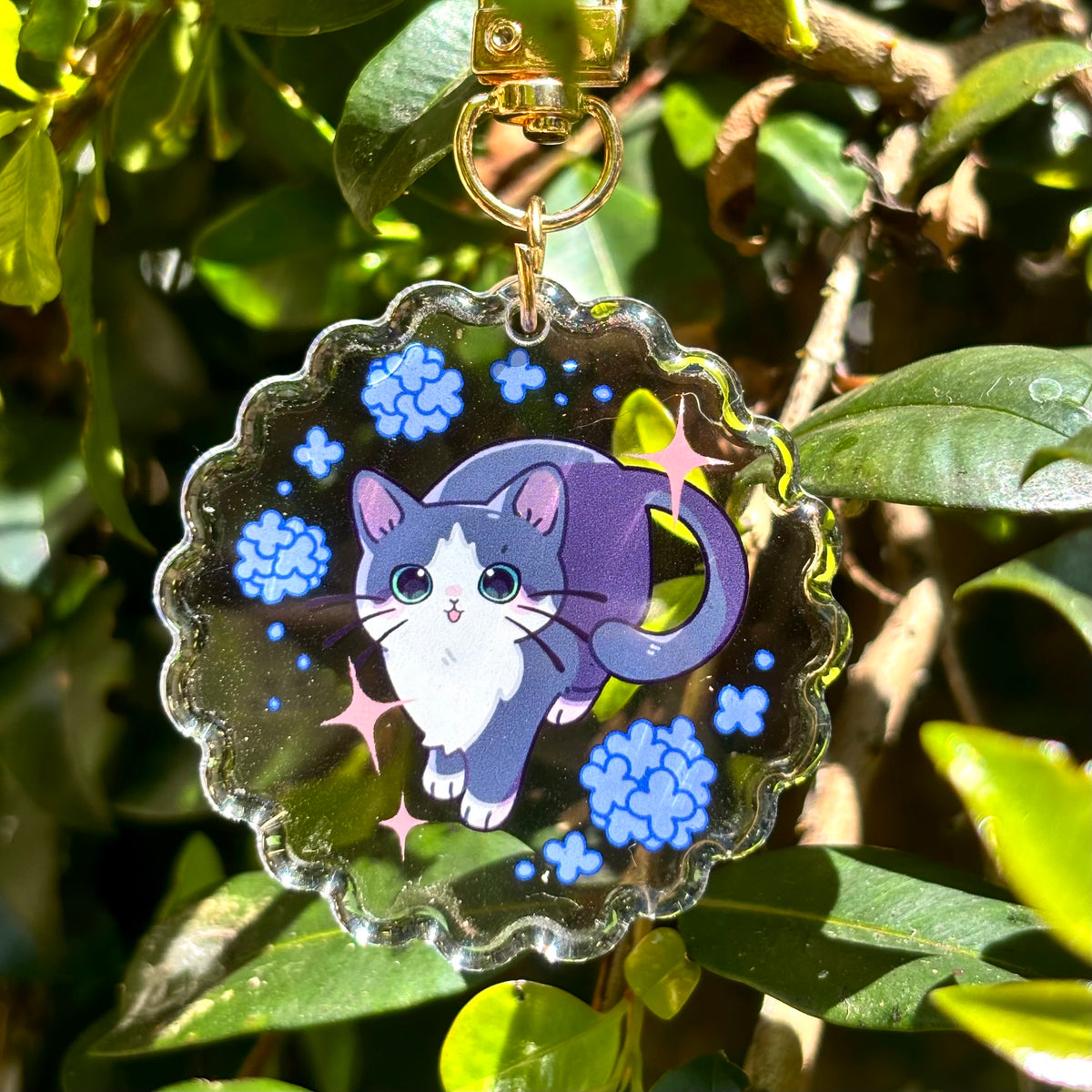 Kitty cat - acrylic keychains