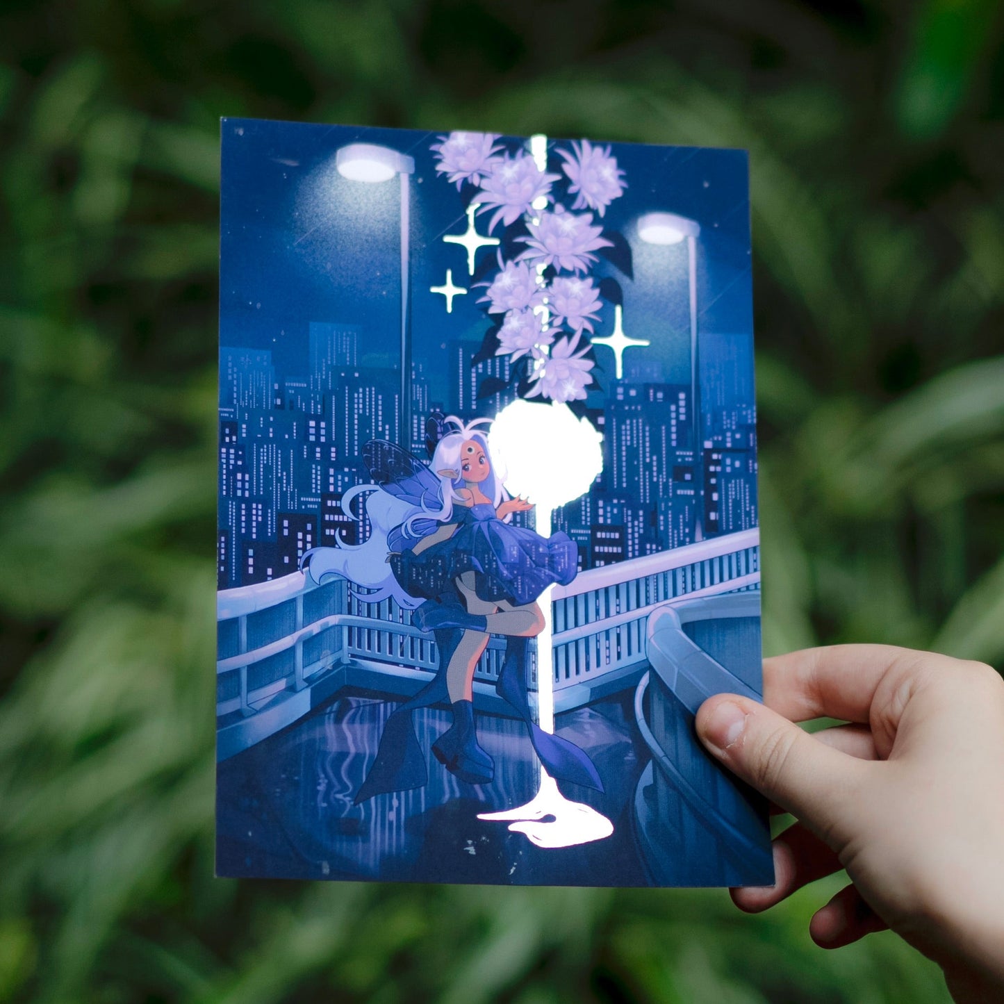 Moonlight City - Gold foil A5