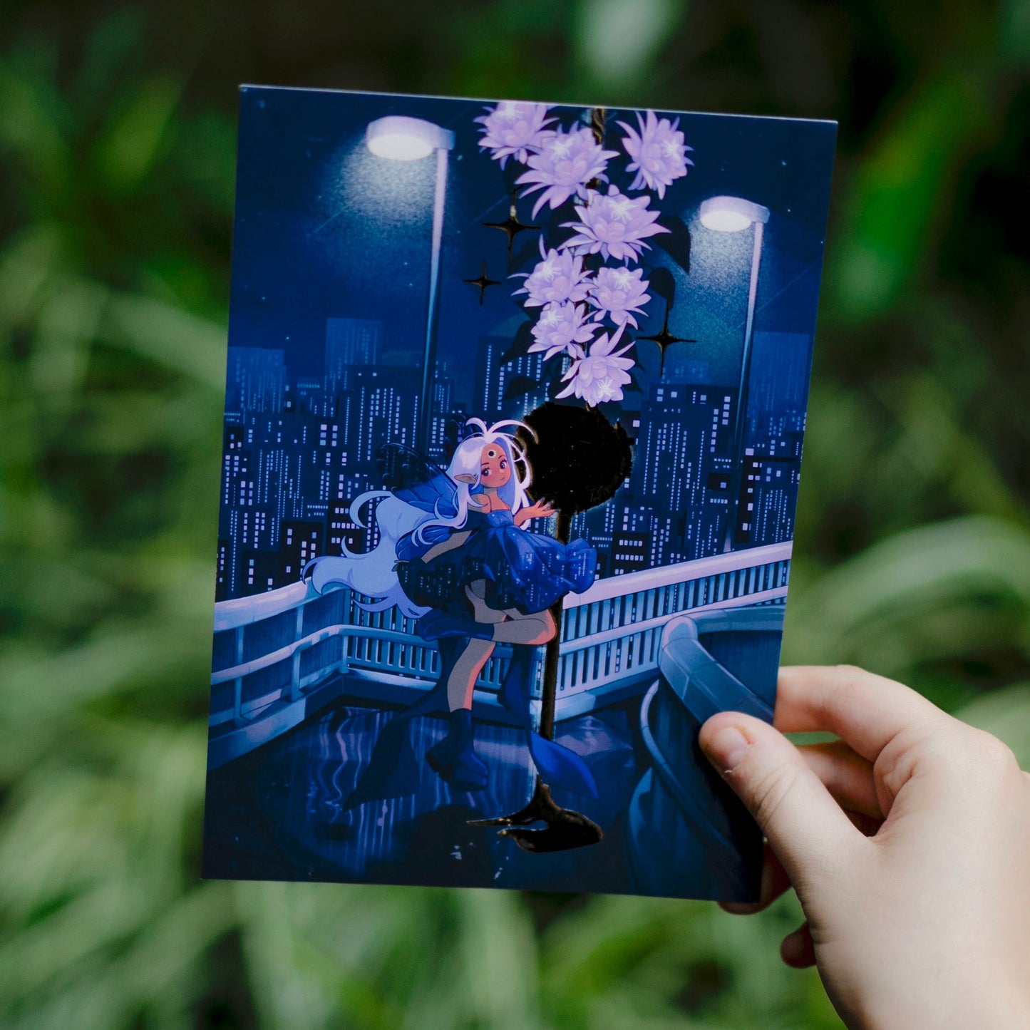 Moonlight City - Gold foil A5