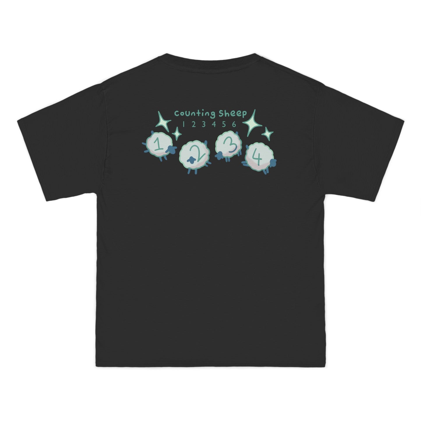 Sleepy Girl counting sheep - T Shirt