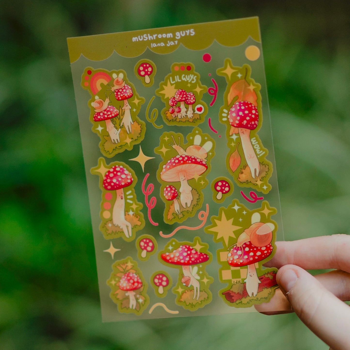 Mushroom Guys - Sticker sheet