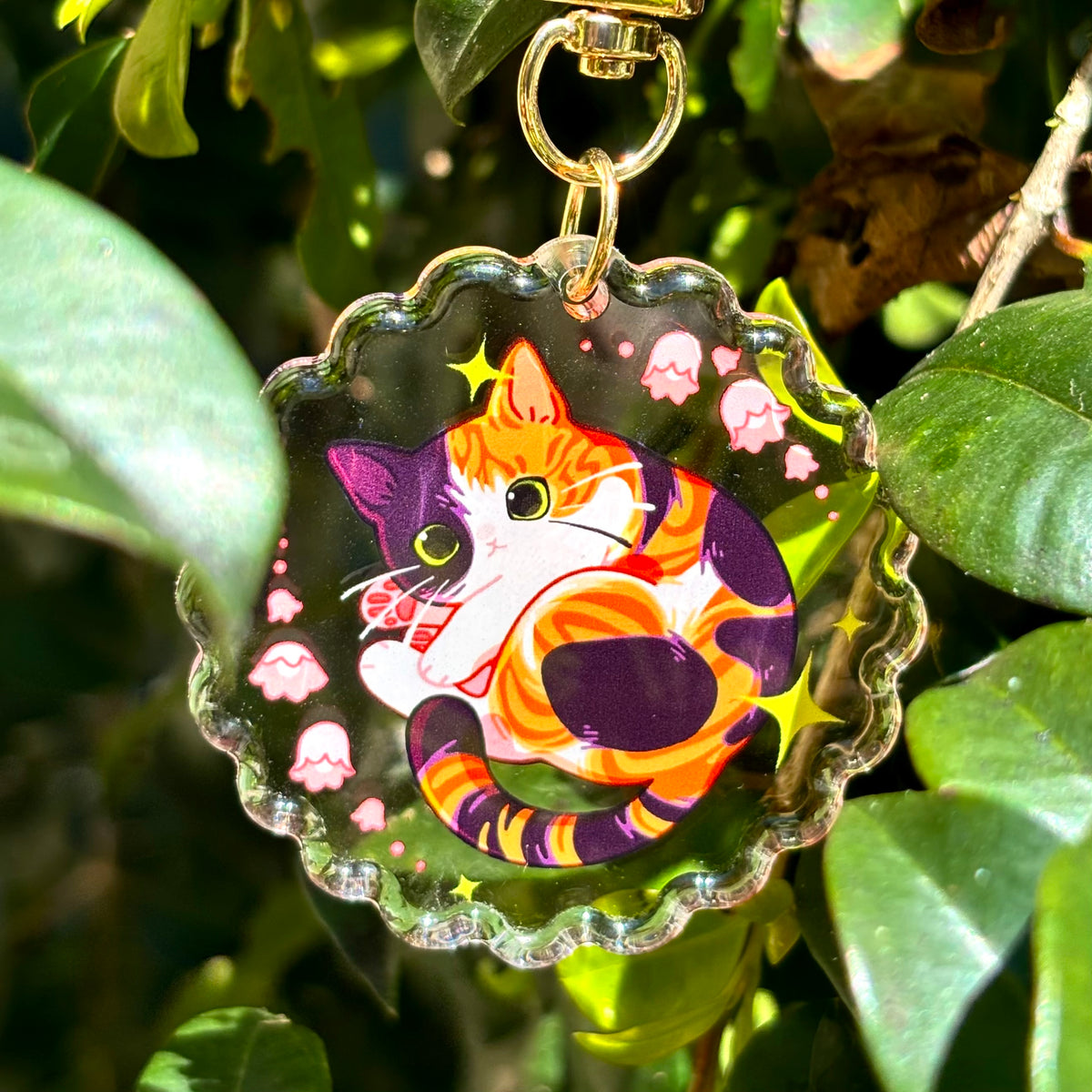 Kitty cat - acrylic keychains