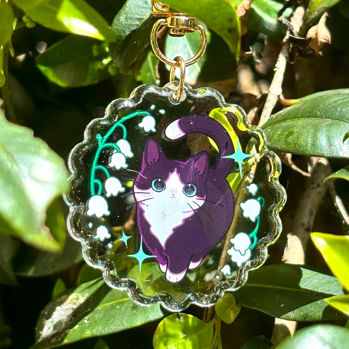 Kitty cat - acrylic keychains