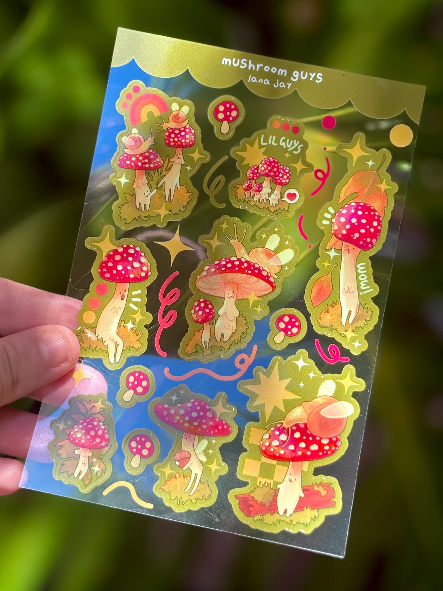 Mushroom Guys - Sticker sheet