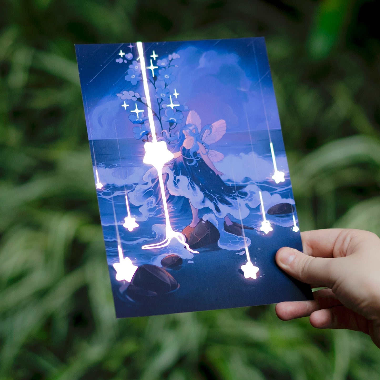 Starlight Water - Gold Foil A5