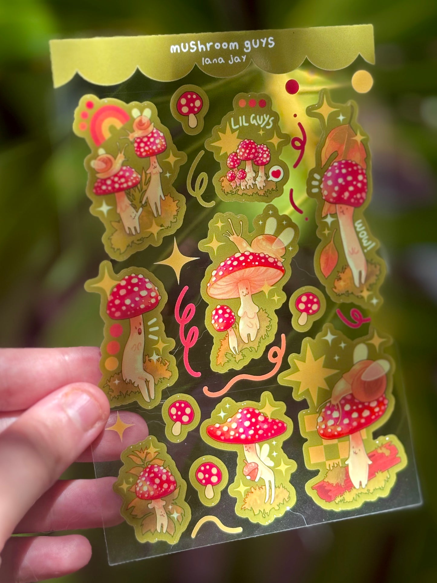 Mushroom Guys - Sticker sheet