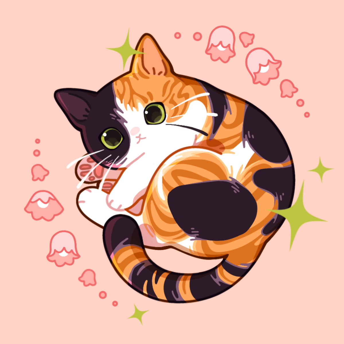 Kitty cats - Mini print