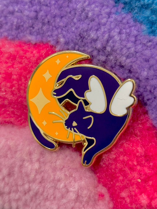 Kitty moon - Enamel pin