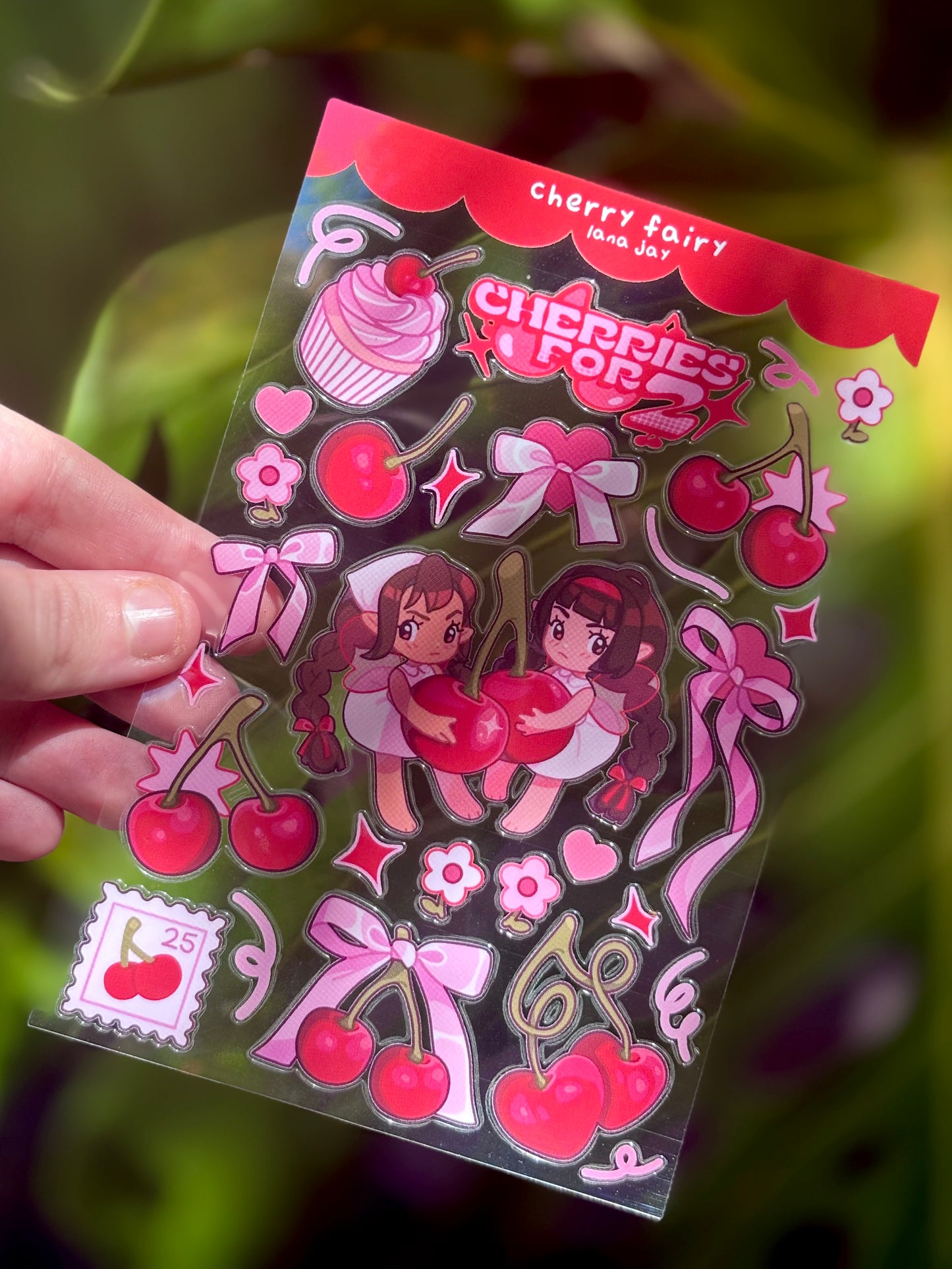 Cherry Fairy - Sticker Sheet
