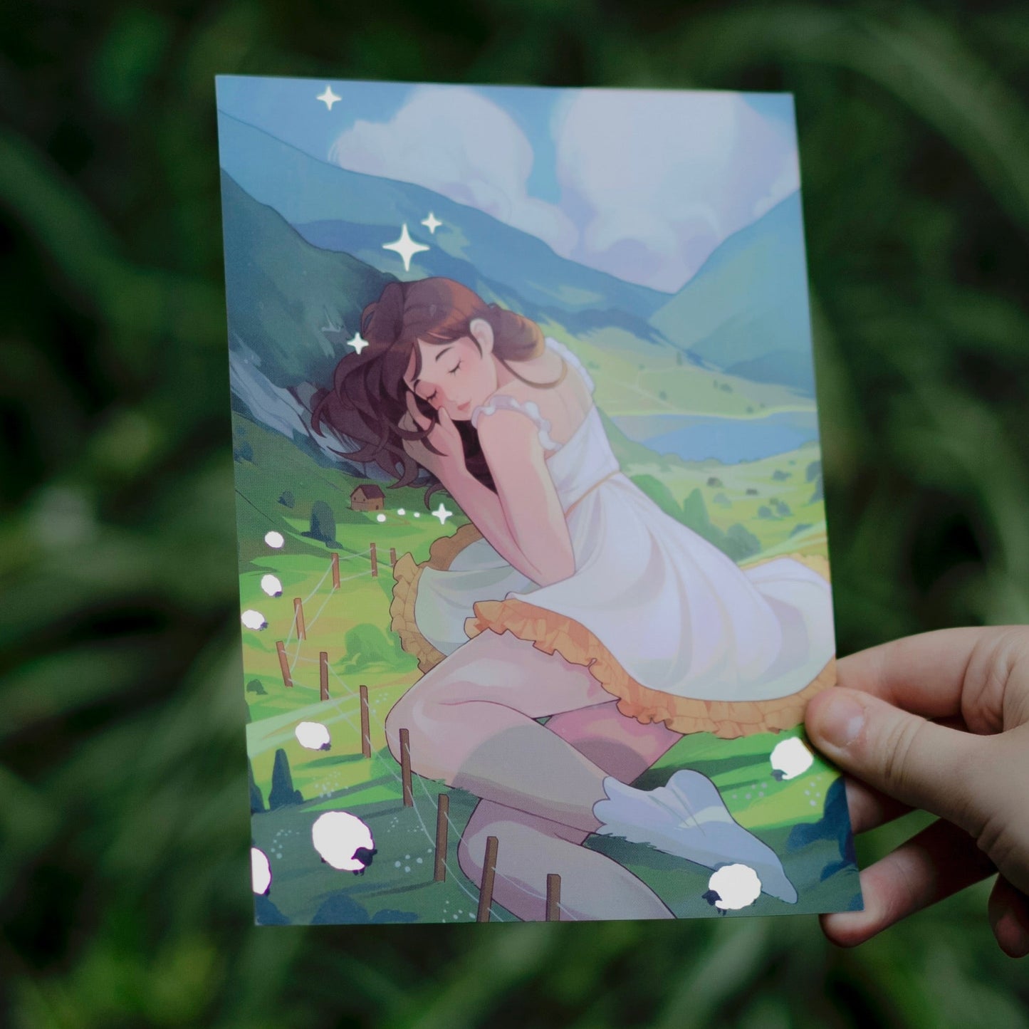 Sheep Mountain - Gold Foil A5