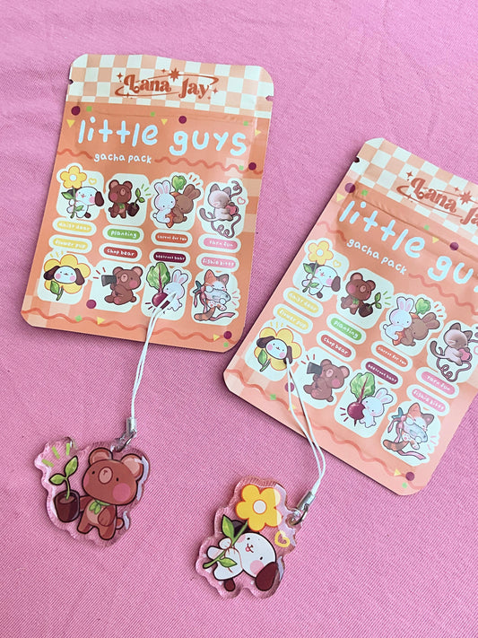 Little guys phone charm - Gacha pack 8 designs