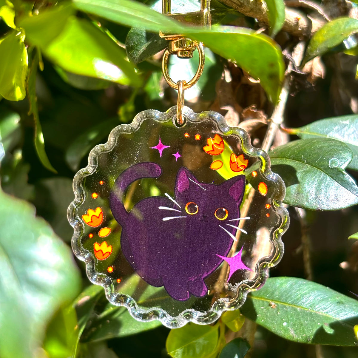 Kitty cat - acrylic keychains