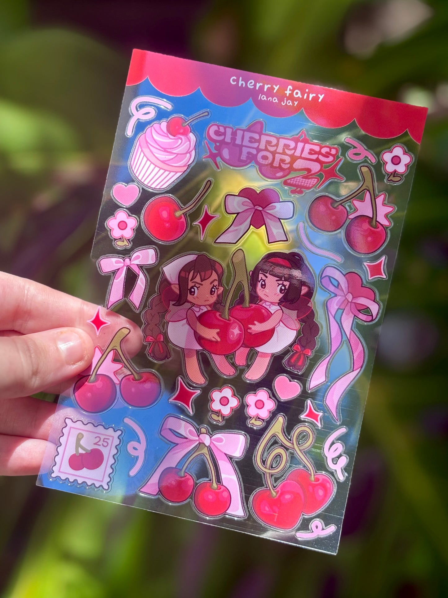 Cherry Fairy - Sticker Sheet