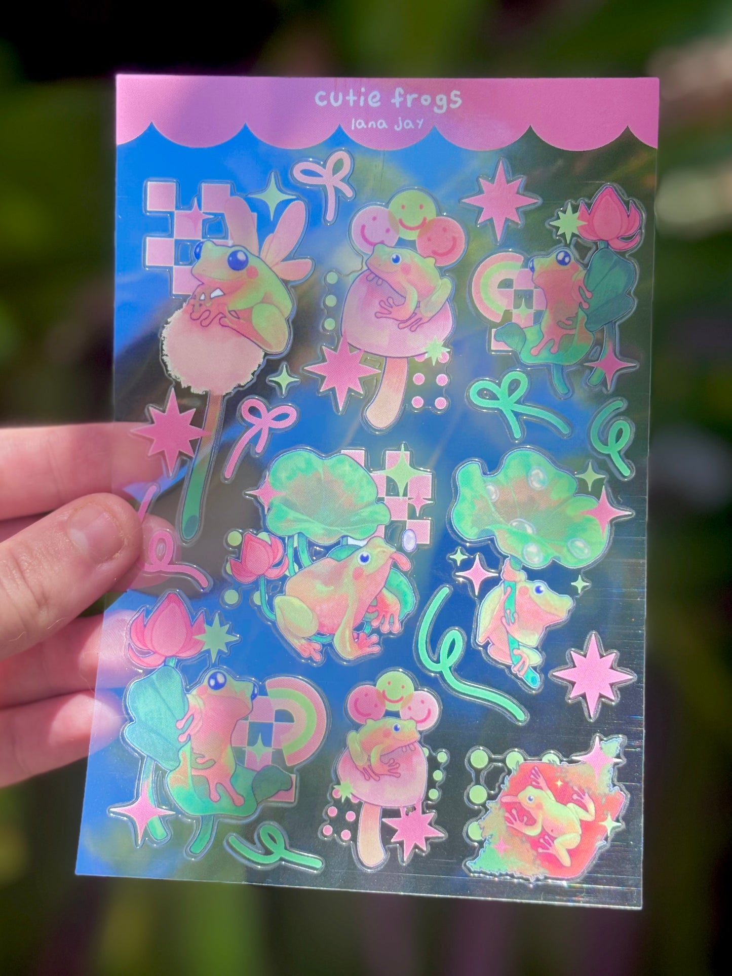 Cutie Frogs - Sticker Sheet