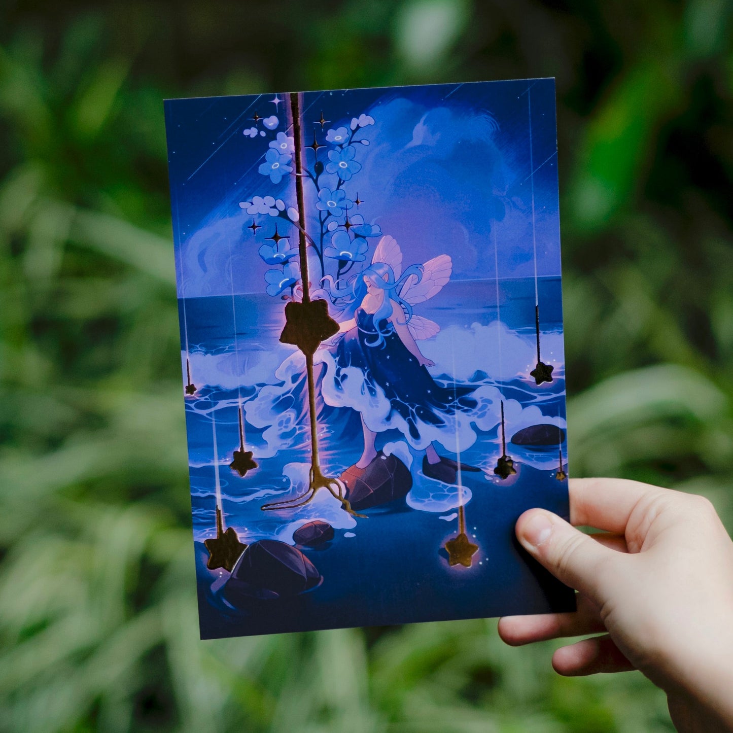 Starlight Water - Gold Foil A5