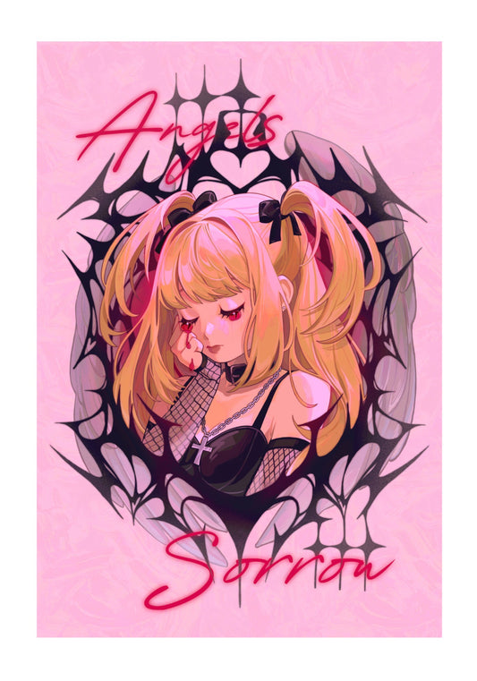 Angels Sorrow Misa - A4 print