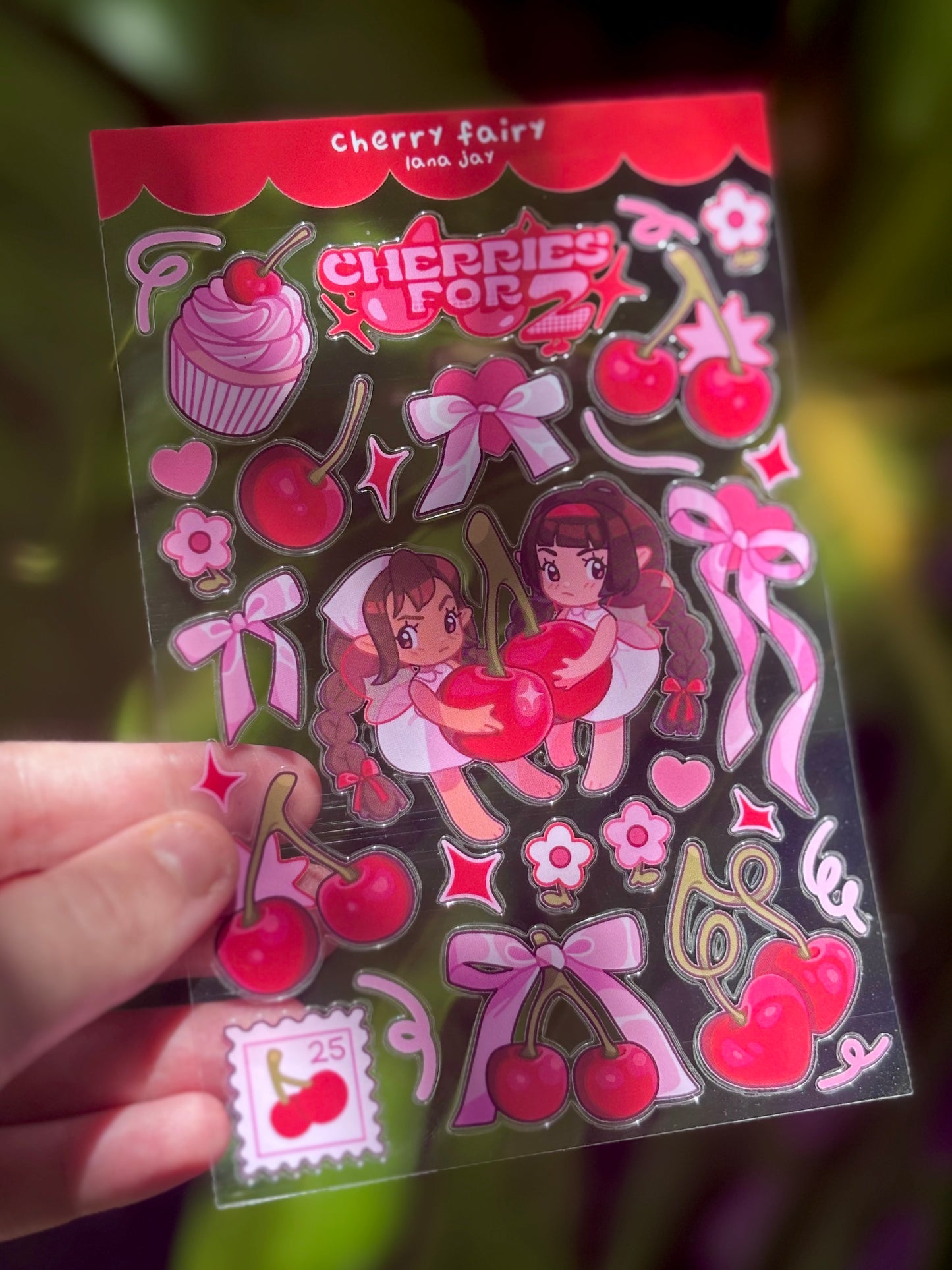 Cherry Fairy - Sticker Sheet