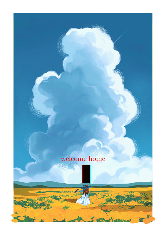 Welcome Home - A4 Print