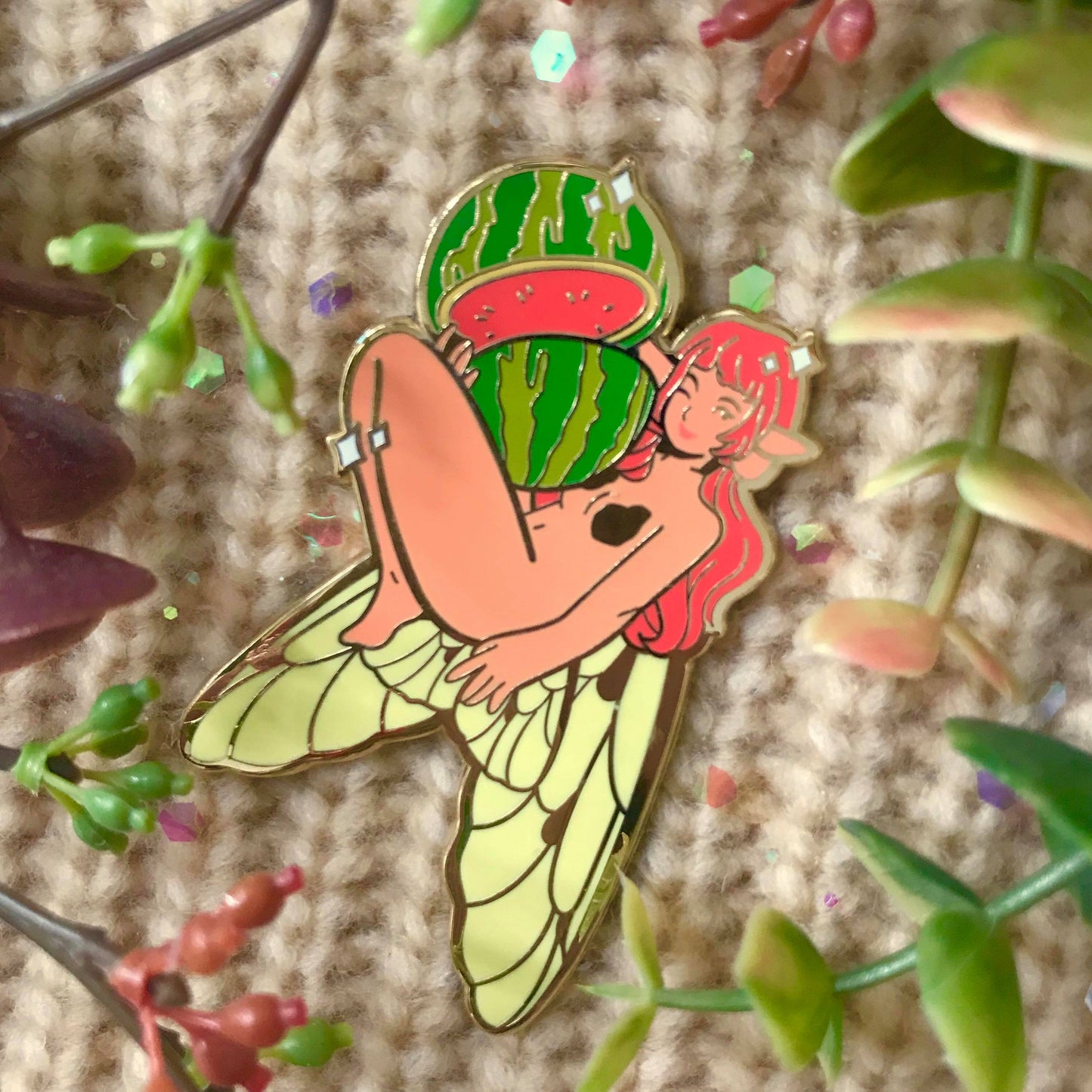 Fruit fairy Enamel pin gacha game!